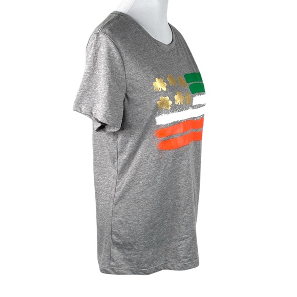 Way To Celebrate St Patricks Day Flag T Shirt Gray Large - Picture 4 of 7